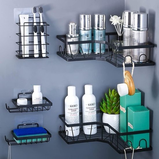 Étagère Douche Murale Adhésive 5 pièces – Image 12