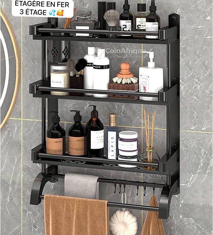 Étagère salle de bain inoxydable 3 niveaux – Image 6