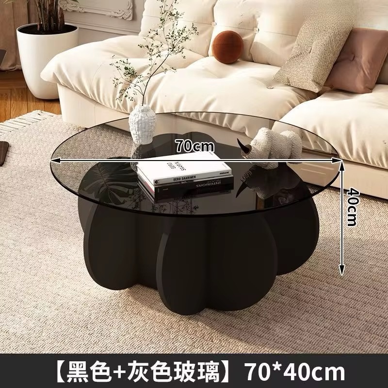 Table Basse Moderne en Verre Trempé – Image 5