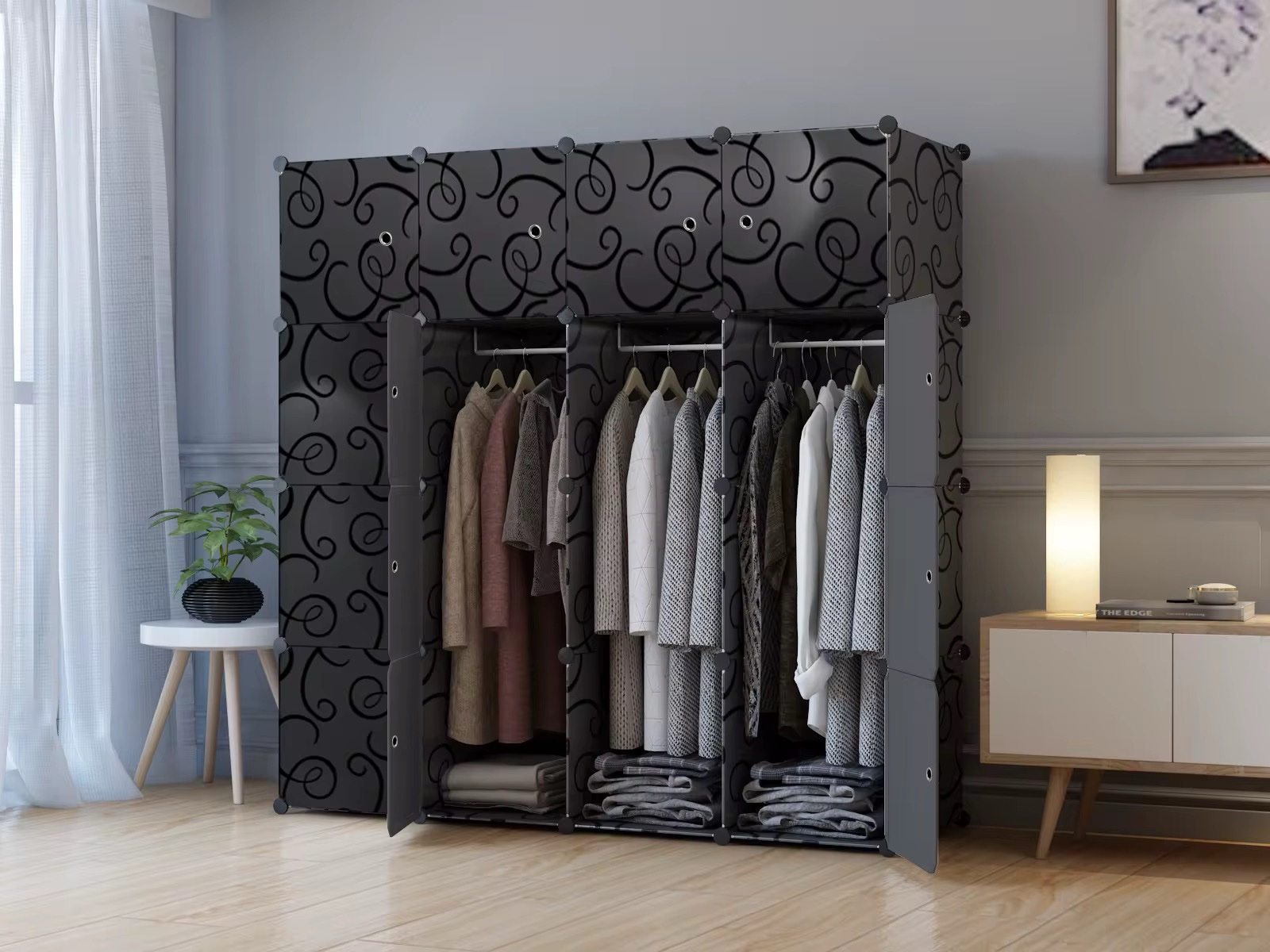 Armoire 4 battant plastique – Image 2
