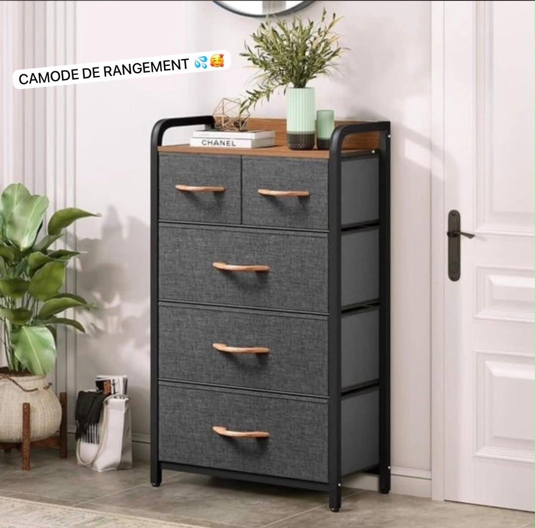 🗄️ Meuble de rangement 5 tiroirs – Image 2