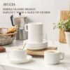 ☕ Ensemble 6 tasses + 6 assiettes