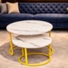 🪑 Lot de 2 tables basses gigognes – Design moderne
