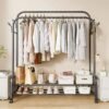 👗 PENDERIE DE RANGEMENT MULTIFONCTION
