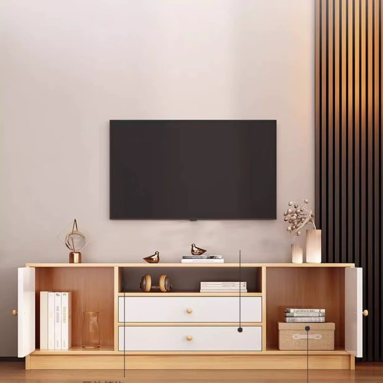 🛋️ MEUBLE TV MODERNE AVEC RANGEMENT AVEC TIROIR – Image 7