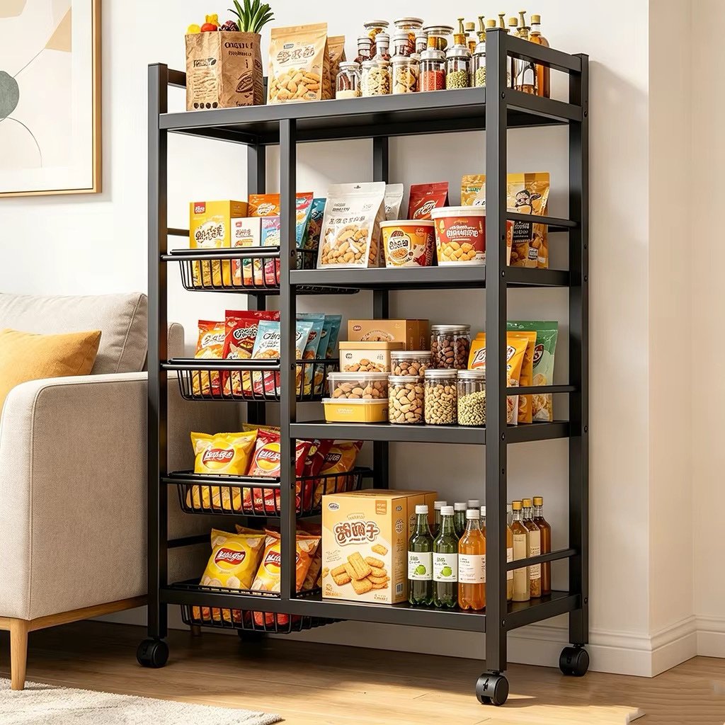 Étagère de rangement multifonction à roulettes – Image 3
