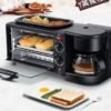 🍳 Machine 3-en-1 : Four + Cafetière + Plaque chauffante best quality
