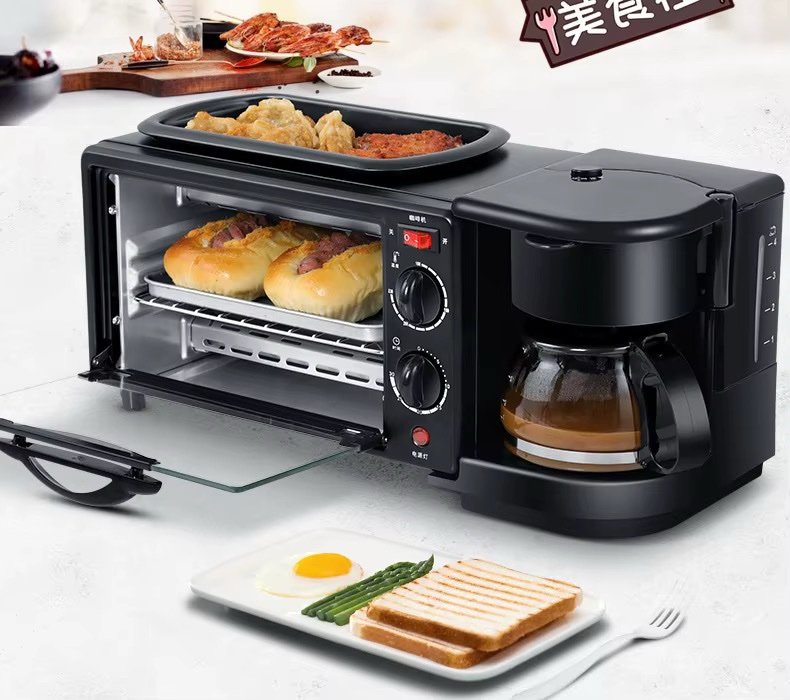 🍳 Machine 3-en-1 : Four + Cafetière + Plaque chauffante best quality