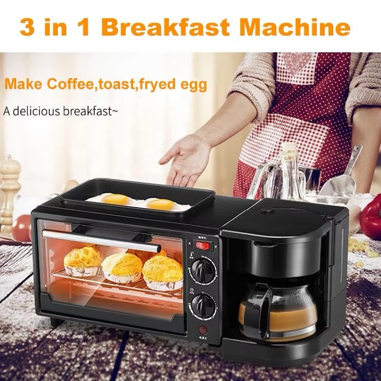 🍳 Machine 3-en-1 : Four + Cafetière + Plaque chauffante best quality – Image 10
