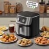 🍟 Air Fryer Électrique 13,5 L silver vip gresit