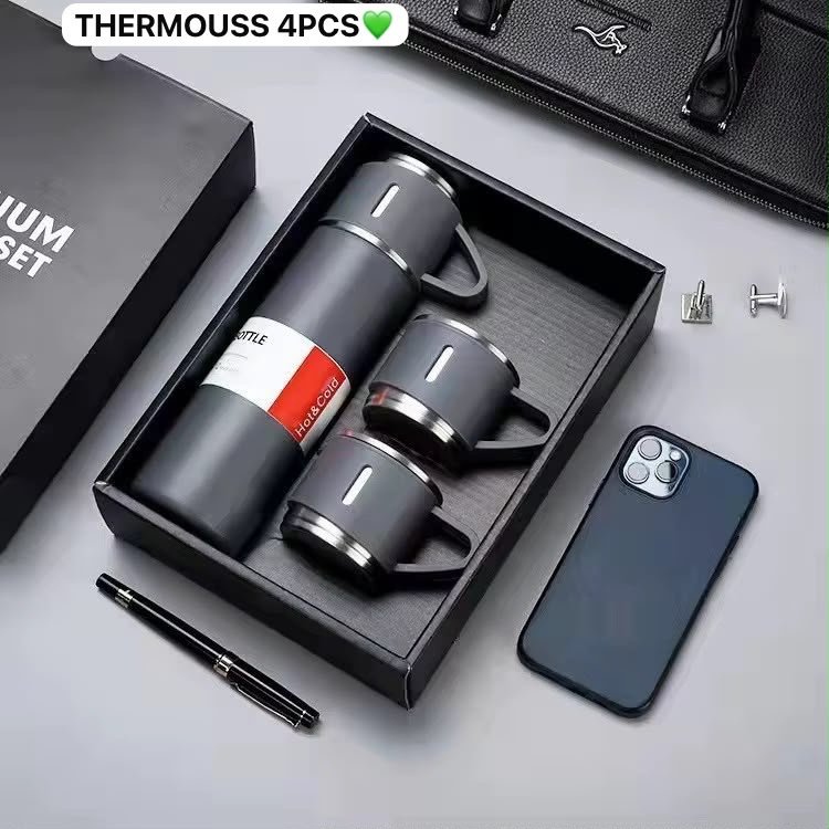 🖤 THERMOSS 4 PCS – Élégance & Praticité 💚 – Image 4