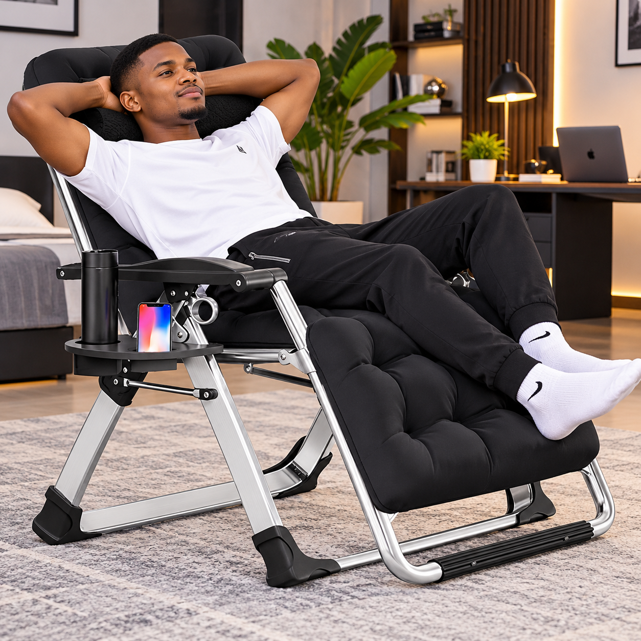 🪑 FAUTEUIL PLIABLE GRAND CONFORT – MODÈLE LUXE – Image 2