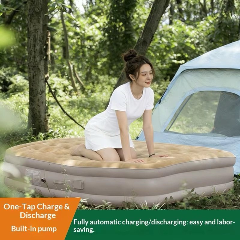 🛏️ MATELAS GONFLABLE 2 PLACES AVEC POMPE ÉLECTRIQUE INTÉGRÉE – Image 3